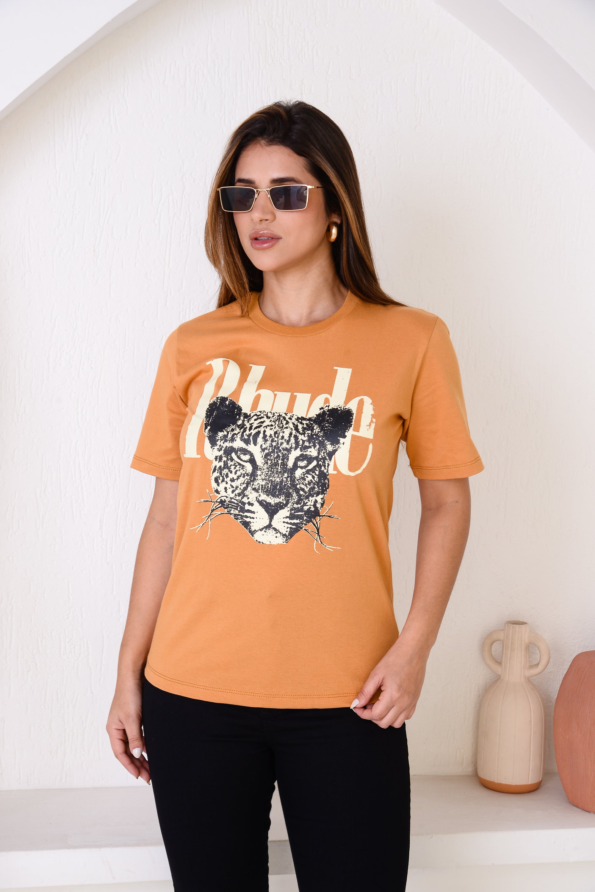 Onça Rhude - Camiseta Algodão Premium