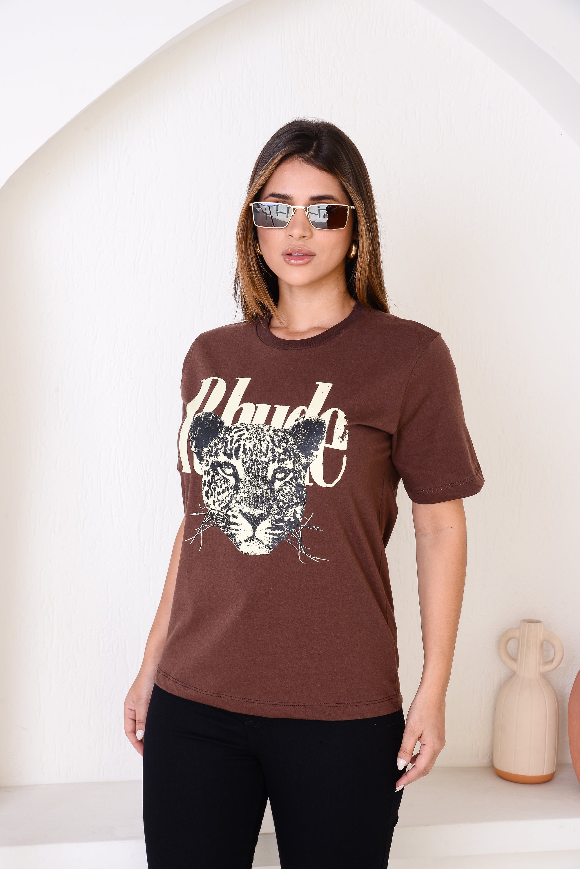 Onça Rhude - Camiseta Algodão Premium